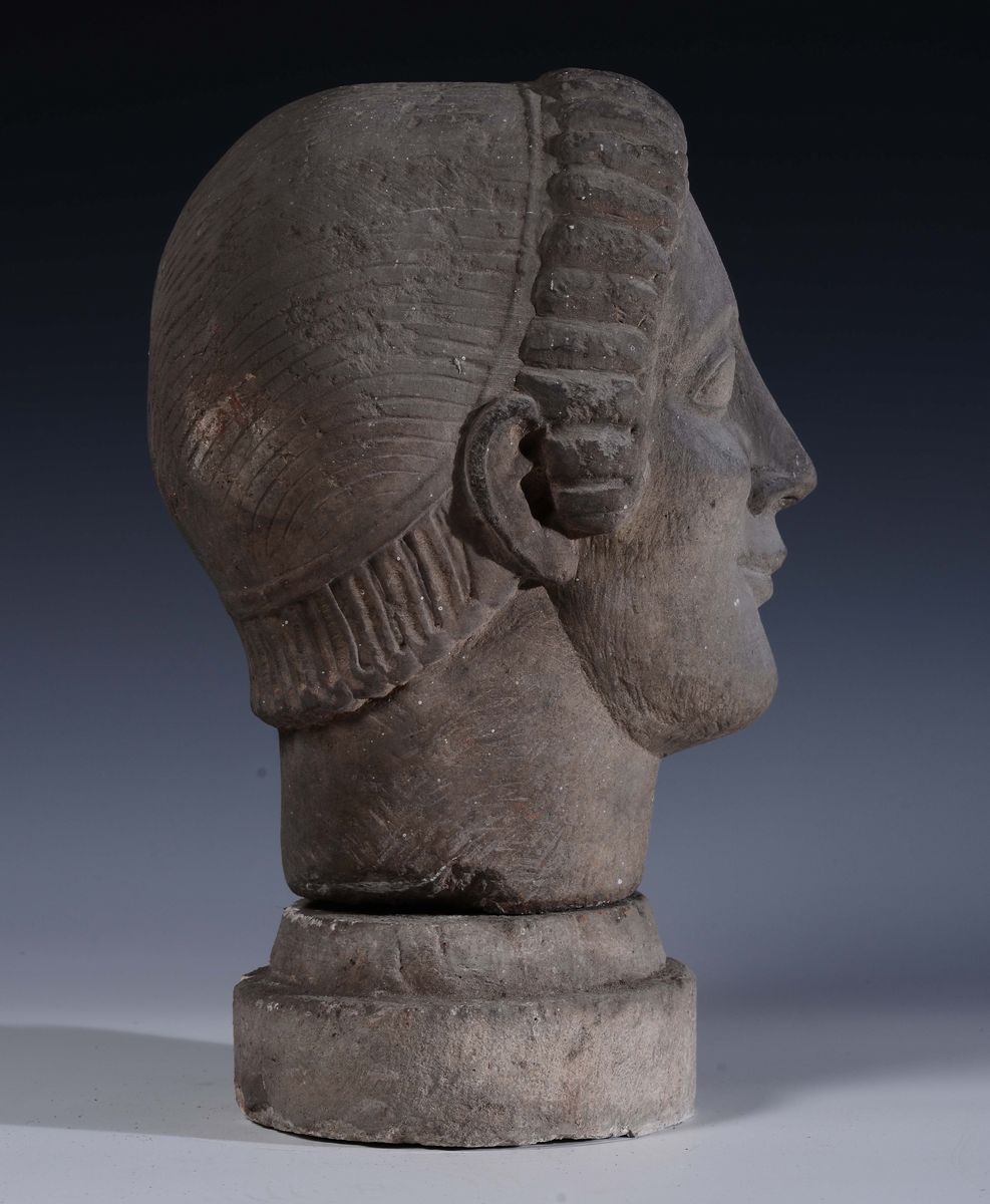 Testa di Kouros in Marmo, Scultore del XX Secolo