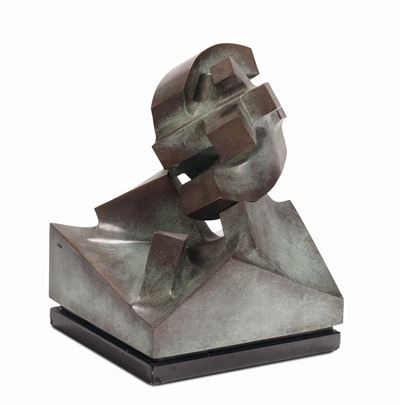 Giò Pomodoro (1930-2002)bronzo Astratto 3-6