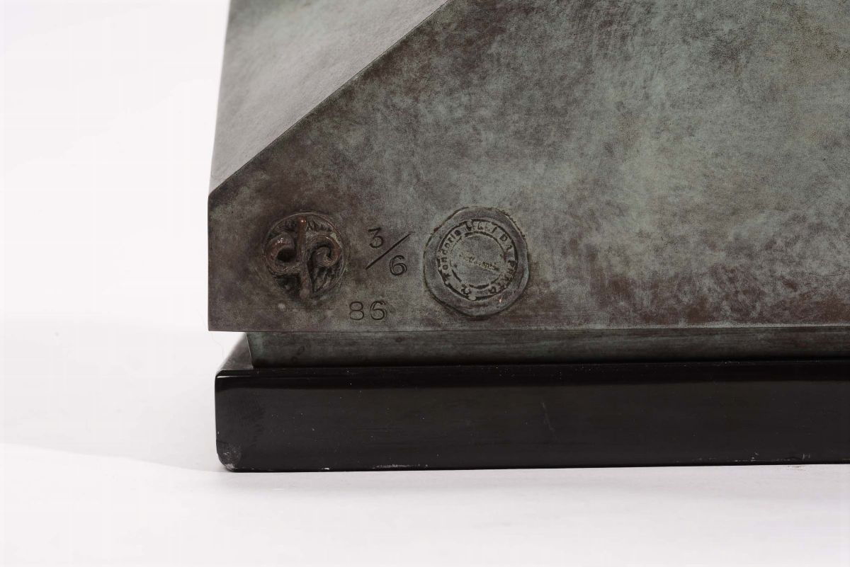 Giò Pomodoro (1930-2002)bronzo Astratto 3-6
