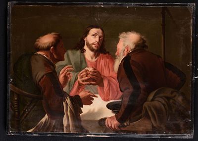 Pittore Francese del XIX Secoloscena Sacra