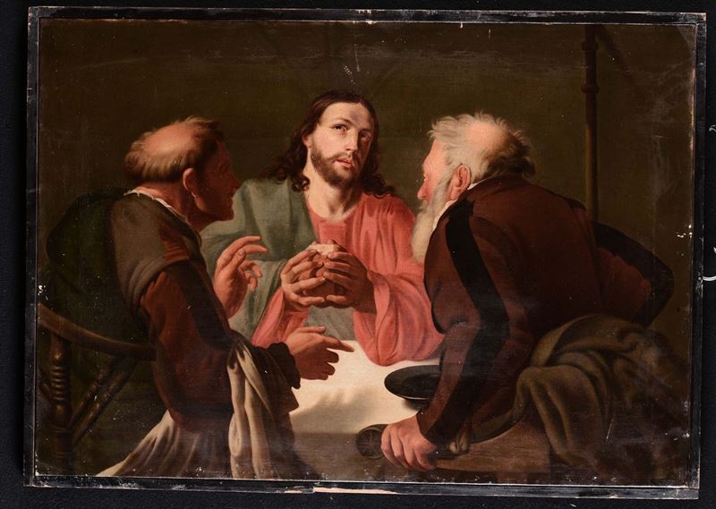 Pittore francese del XIX secolo Scena Sacra  - Auction Time Auction 1-2014 - Cambi Casa d'Aste