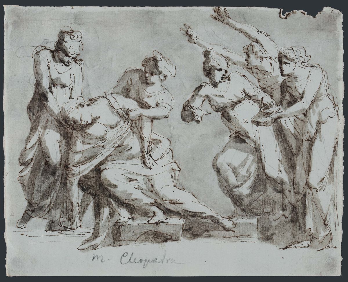 Giacomo Rossi (bologna 1748 - 1817)insieme di Tre Studi per Figure