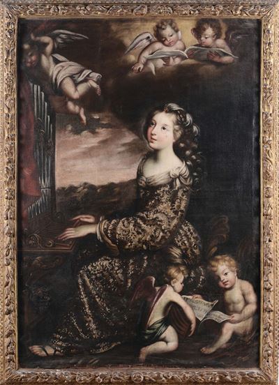 Anonimo del XVIII Secolosanta Cecilia