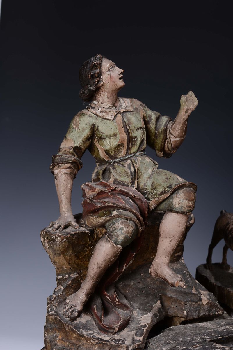 Scultore Italiano del XVIII Secolotobia e L'arcangelo Raffaele