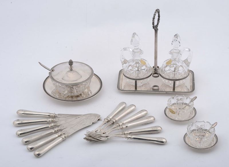 Lotto di argenteria  - Asta Argenti e Gioielli - Cambi Casa d'Aste