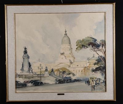 Aldo Raimondi (roma 1902 - Erba 1998)palazzo del Congresso di Buenos Aires, 1955