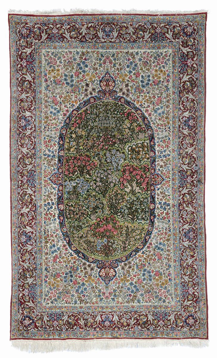 Tappeto persiano Kirman XX secolo,  - Auction Ancient Carpets - Cambi Casa d'Aste