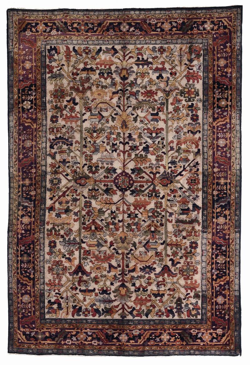 Tappeto “Hook”, Europa inizio XX secolo  - Auction Ancient Carpets - Cambi Casa d'Aste