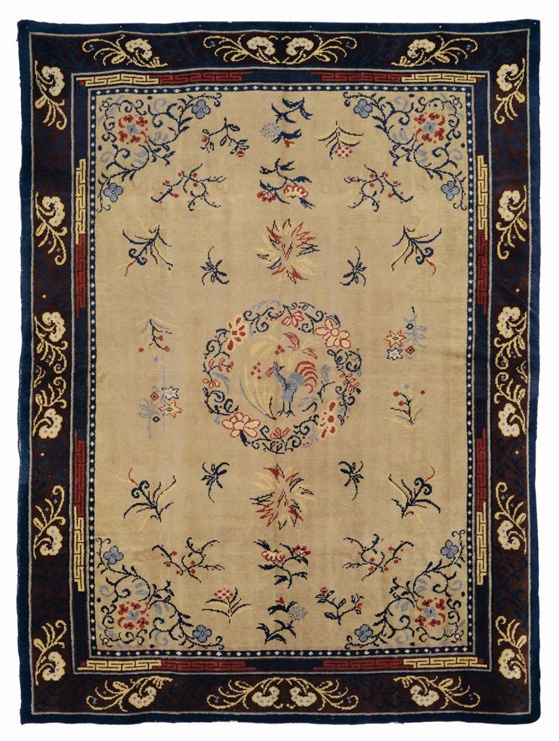 Tappeto mongolo, inizio XX secolo  - Auction Ancient Carpets - Cambi Casa d'Aste