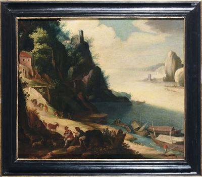 Paul Brill (anversa 1554 - Roma 1626), Cerchia Dipaesaggio Marino