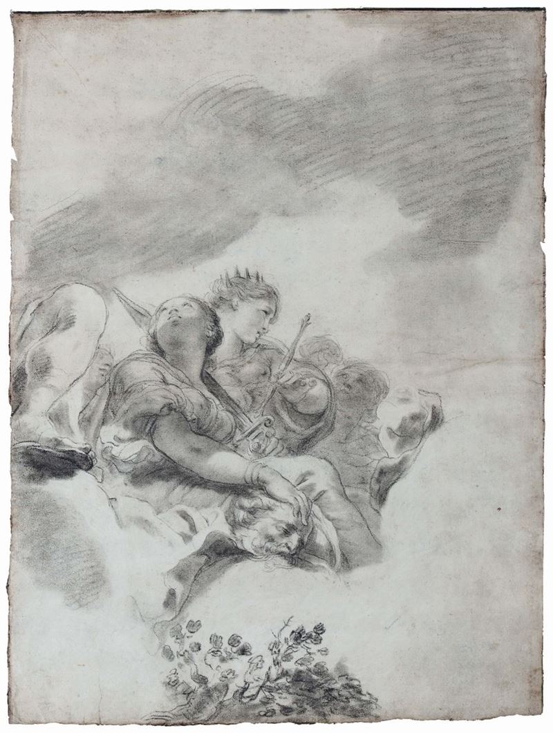 Gaetano Gandolfi (Bologna 1734 - 1802) Eroine bibliche  - Auction Fine Drawings - I - Cambi Casa d'Aste