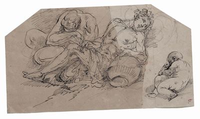 Giuseppe Bernardino Bison (palmanova 1762 - Milano 1844)scena Bacchica