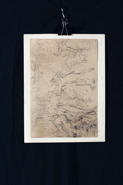 Giuseppe Barbaglia (milano 1841 - Vedano al Lambro 1910)scena di Ballo