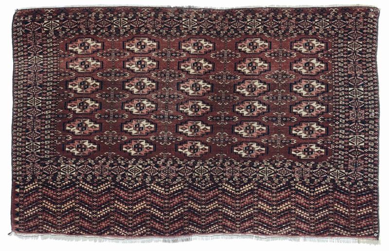 Chuval Tekke, fine XIX - inizio XX secolo  - Auction Ancient Carpets - Cambi Casa d'Aste