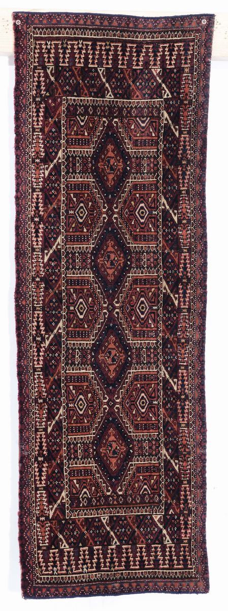 Torbà turkmena, inizio XX secolo  - Auction Ancient Carpets - Cambi Casa d'Aste