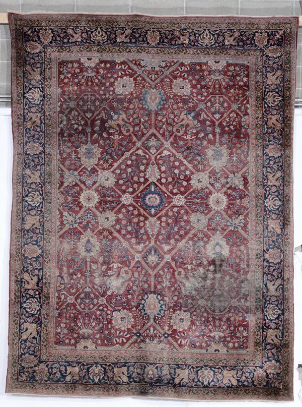 An Isfhan carpet, Persia late 19th century,