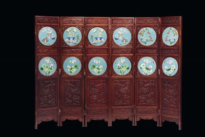 Paravento, Cina XIX Secolo