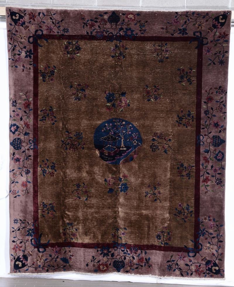 Tapepto cinese, inizio XX secolo  - Auction Ancient Carpets - Cambi Casa d'Aste