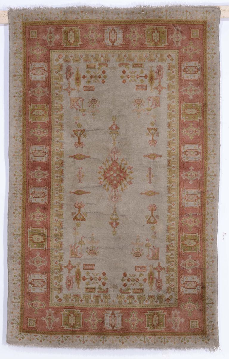 Tappeto anatolico Ushak, fine XIX secolo  - Auction Ancient Carpets - Cambi Casa d'Aste