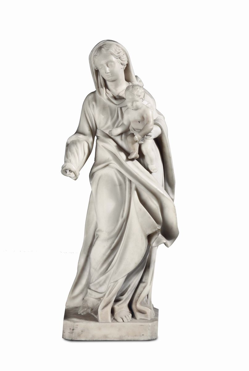 Scultore Genovese, Ambito di Tommaso Orsolino (1587?-1675), Inizio del XVII Secolomadonna con Bam...