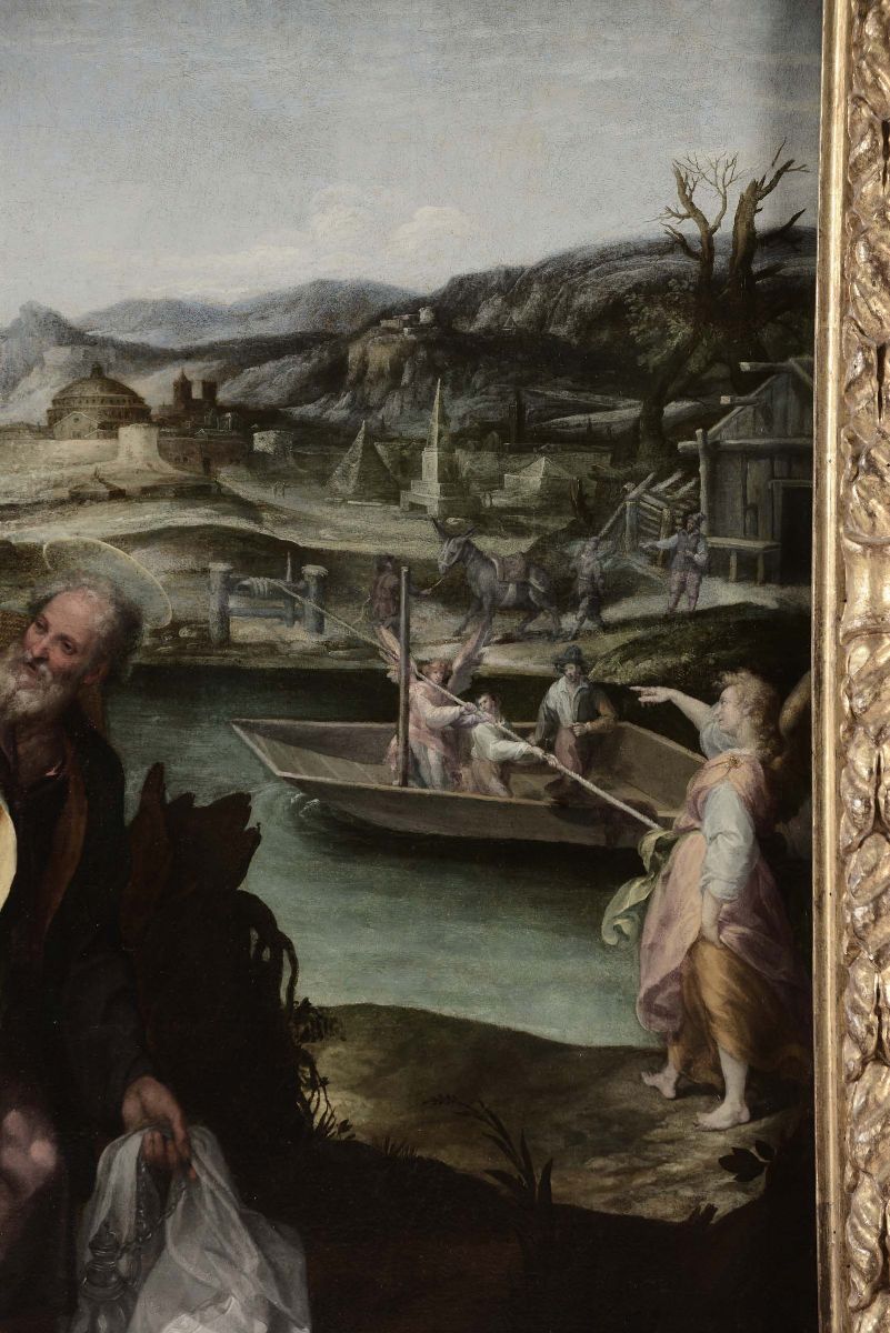 Giovan Battista Cavagna (roma 1545 - Loreto 1613)riposo Durante la Fuga in Egitto
