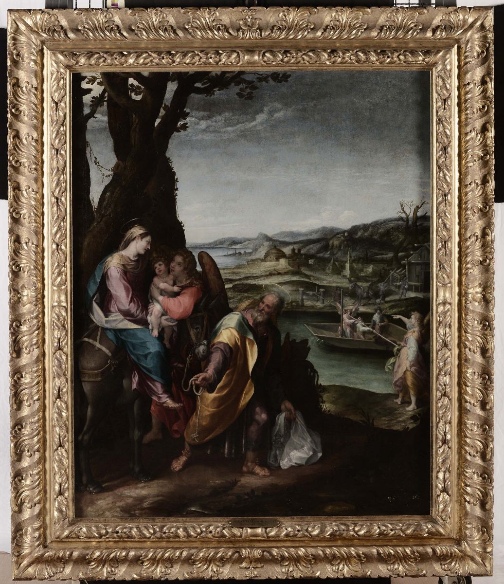 Giovan Battista Cavagna (roma 1545 - Loreto 1613)riposo Durante la Fuga in Egitto