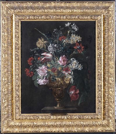 Giovanni Saglier (XVII Secolo)vasi con Fiori
