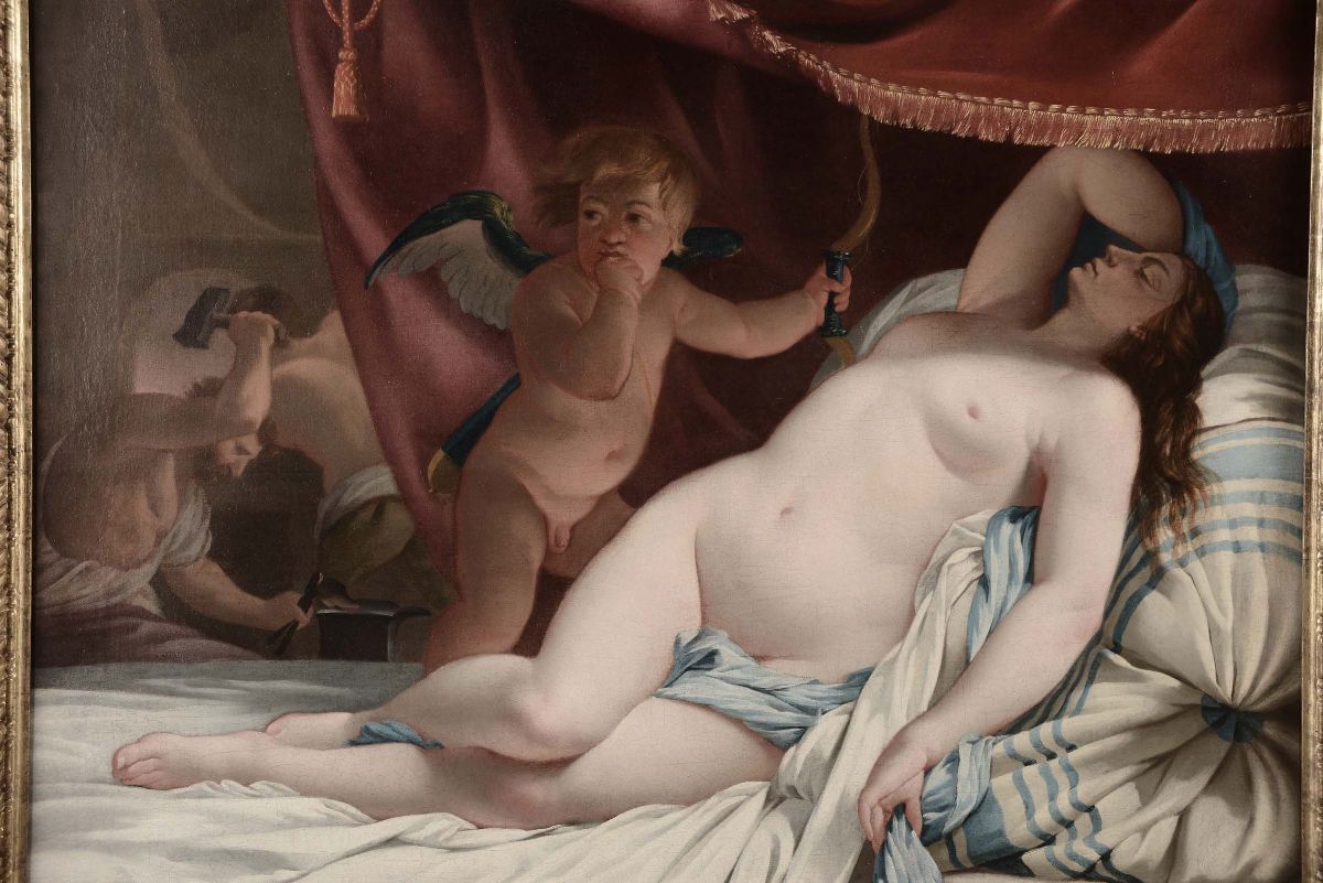 Simon Vouet (parigi 1590-1649), Bottega Divenere e Vulcano