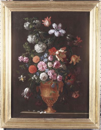 Giovanni Stanchi (roma 1608 - 1675)nature Morte con Fiori