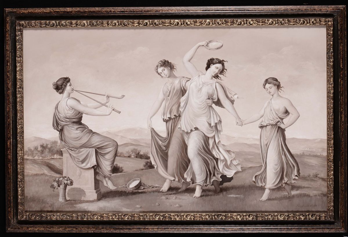 Artista Francese del XX Secoloallegoria della Musica e della Danza