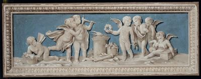 Anonimo del XX Secoloquattro Allegorie con Putti