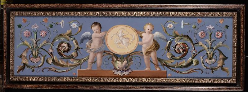 Anonimo del XX secolo Allegoria della primavera con due putti  - Auction Antique and Old Masters - Cambi Casa d'Aste