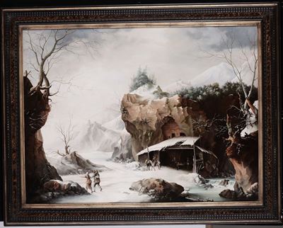 Anonimo del XX Secolopaesaggio Invernale