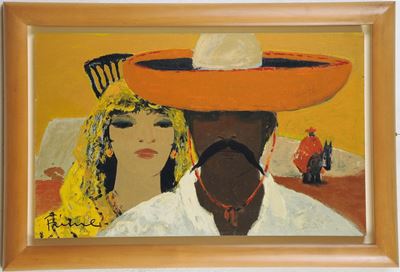 Lotto Ritirato Salvatore Fiume (1915-1997)sombrero