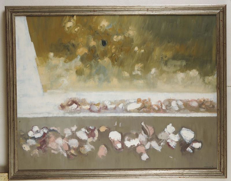 Giancarlo Cazzaniga (1930) Interno, 1969  - Auction Fine Selection - II - III - Cambi Casa d'Aste