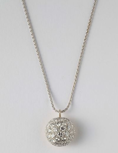 Pendente con Pavé di Diamanti