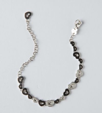 Pasquale Bruni, Bracciale a Cuori con 5 Diamanti