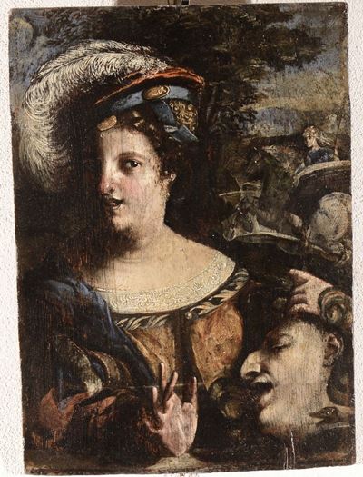 Scuola del XVIII Secolofigura con Testa di Medusa