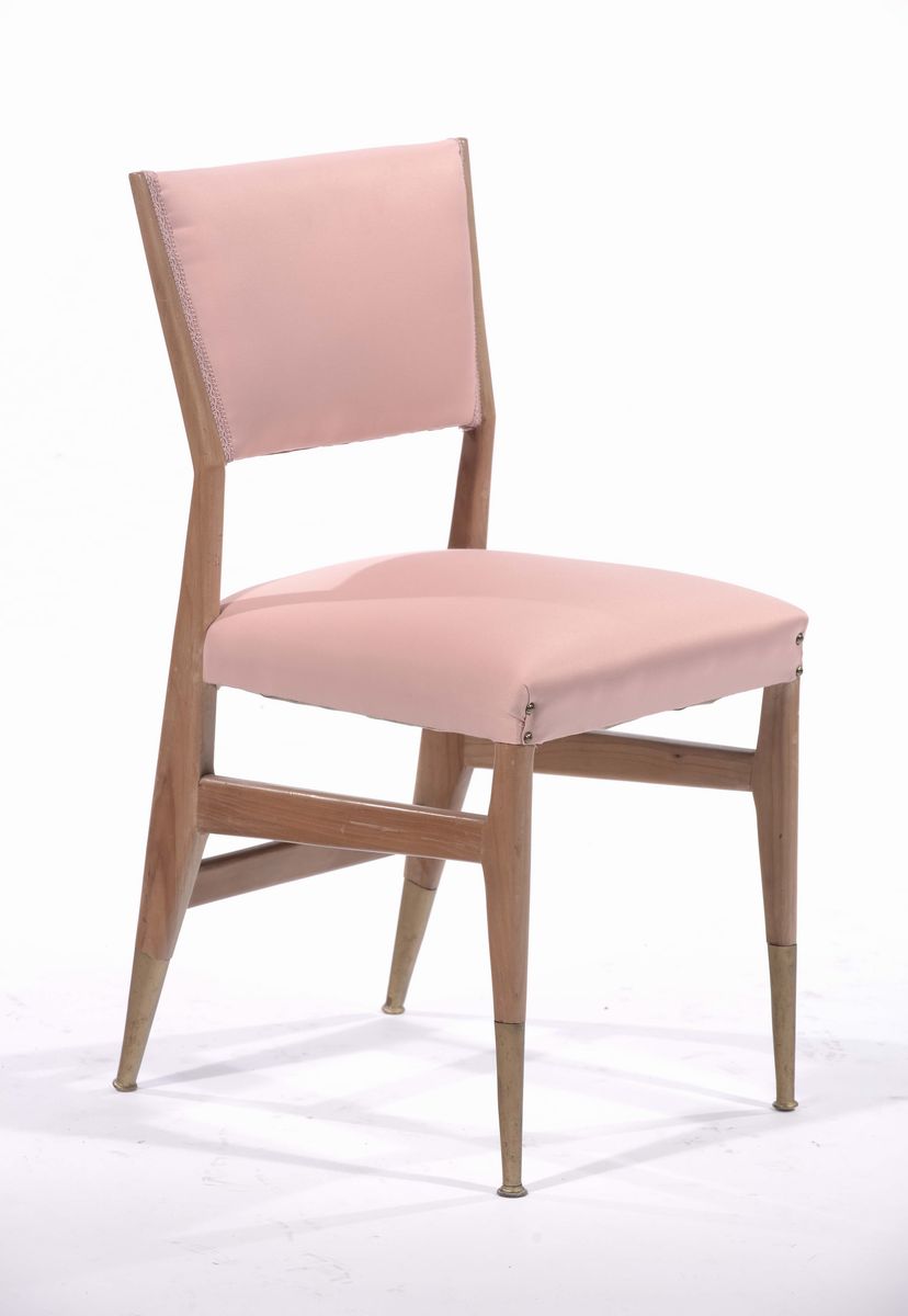 Collezione Mazzocchi Gio Ponti Scrivania in Legno D’ Acero con Puntali in Ottone.prod. Ambrosini ...