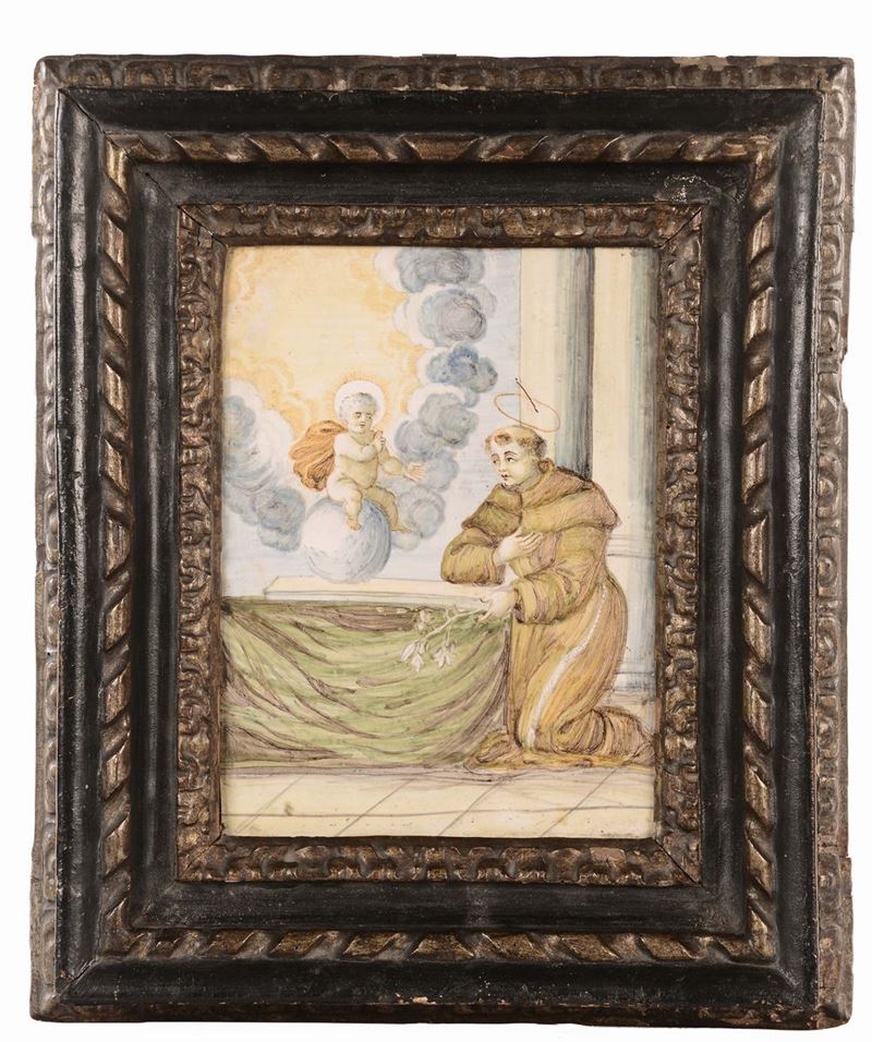 Mattonella in maiolica, Castelli XVIII secolo  - Auction Fine Selection - I - II - Cambi Casa d'Aste
