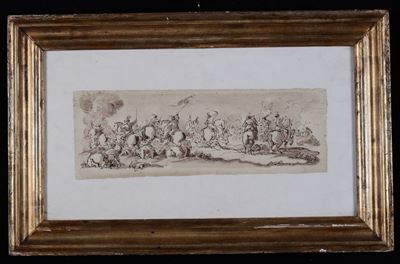 Anonimo Artista del XVIII Secolobattaglia di Cavalieri