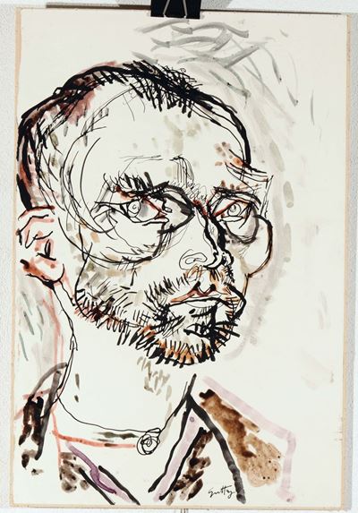 Renato Guttuso (1912-1987)ritratto di Van Gogh, 1962