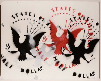 Franco Angeli (1935-1988)us Dollar, 1975-1976