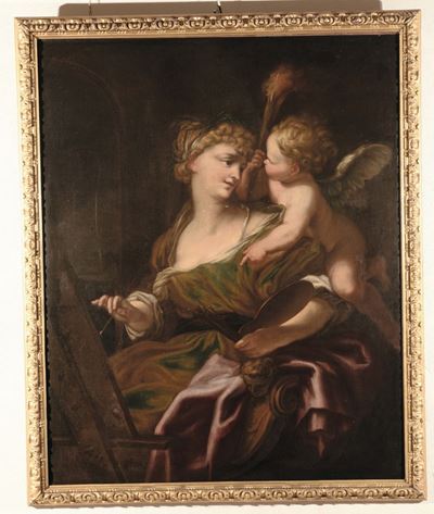 Domenico Piola (genova 1627 - 1703)allegoria della Pittura