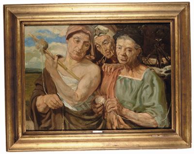 Emilio Notte (ceglie Messapica 1891 - Napoli 1982)le Tre Parche