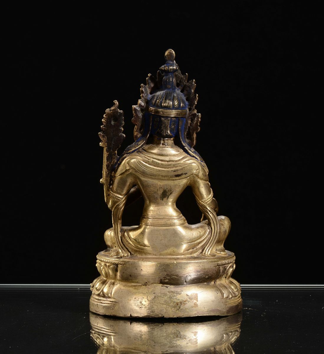 Syama-tara in Bronzo Dorato, Cina, Dinastia Qing, Periodo Qianlong (1736-1795)