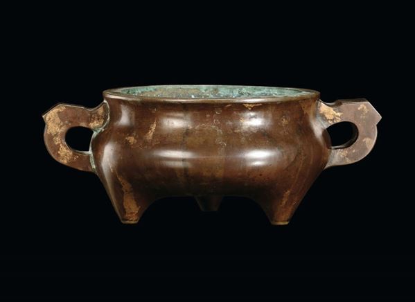 A bronze censer, China, Ming Dynasty, 17th century