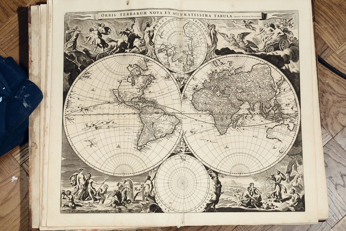 Visscher, Nicolai(de Wit-blaeu-janssonius Etc)atlas Minor Sive Geographia Compendiosa Qua Orbis T...