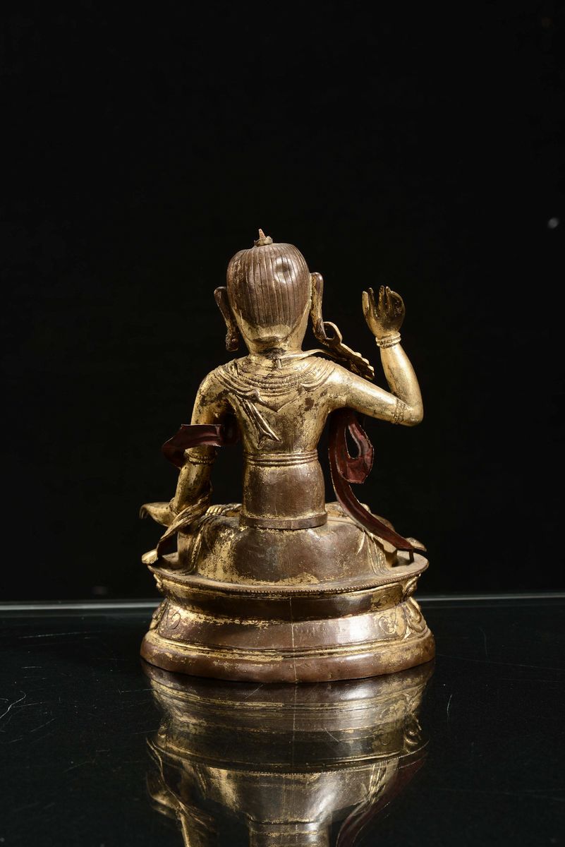 Buddha in Rame, Cina, Dinastia Ming, XVII Secolo