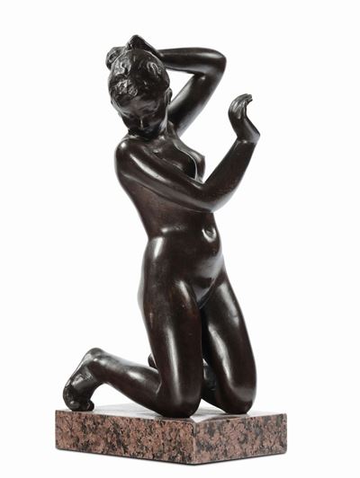 Francesco Falcone (1892-1978) - Chiavariscultura in Bronzo